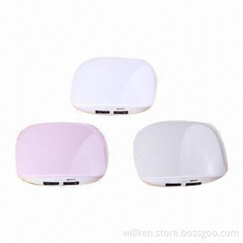 6,000mAh Portable Power Bank for Tablet PCs, Cellphone Charging, Supports iPhone and Samsung